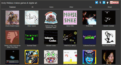 Desktop Screenshot of andymakesgames.com